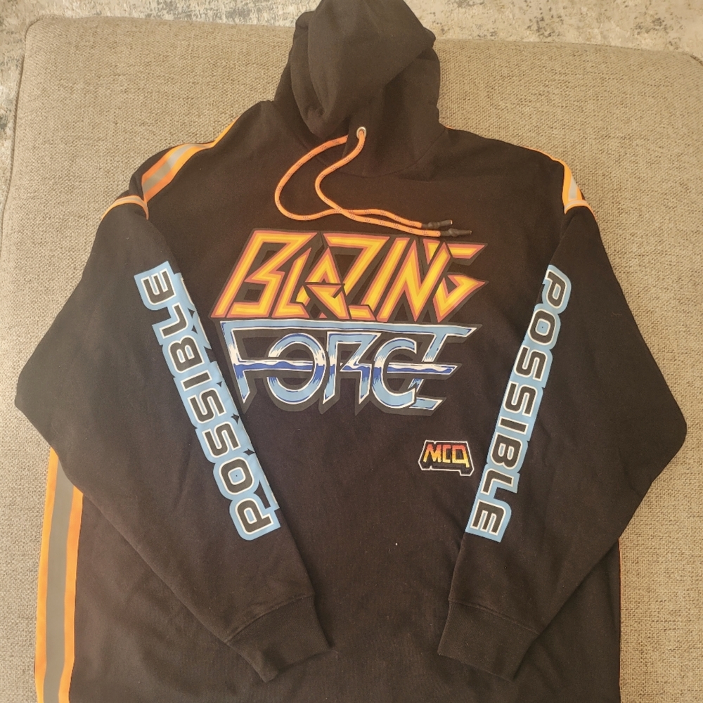 Alexander McQueen McQ Blazing Force hoodie.